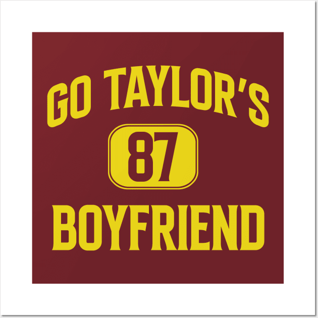 Go Taylor's Boyfriend Wall Art by sopiansentor8
